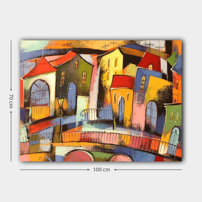 Wallity Lienzo Decorativo Multicolor 70 x 100 cm